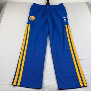 Golden State Warriors Adidas Pants Mens XL Blue Team Issued Practice Warm Up NBA